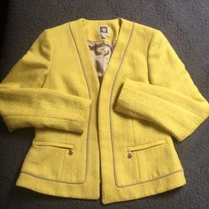 Anne Klein Tweed Blazer Size 4